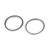 Silver Brushed For Toyota Corolla 2014- A-Pillar Speaker Ring 2X Cover Trim