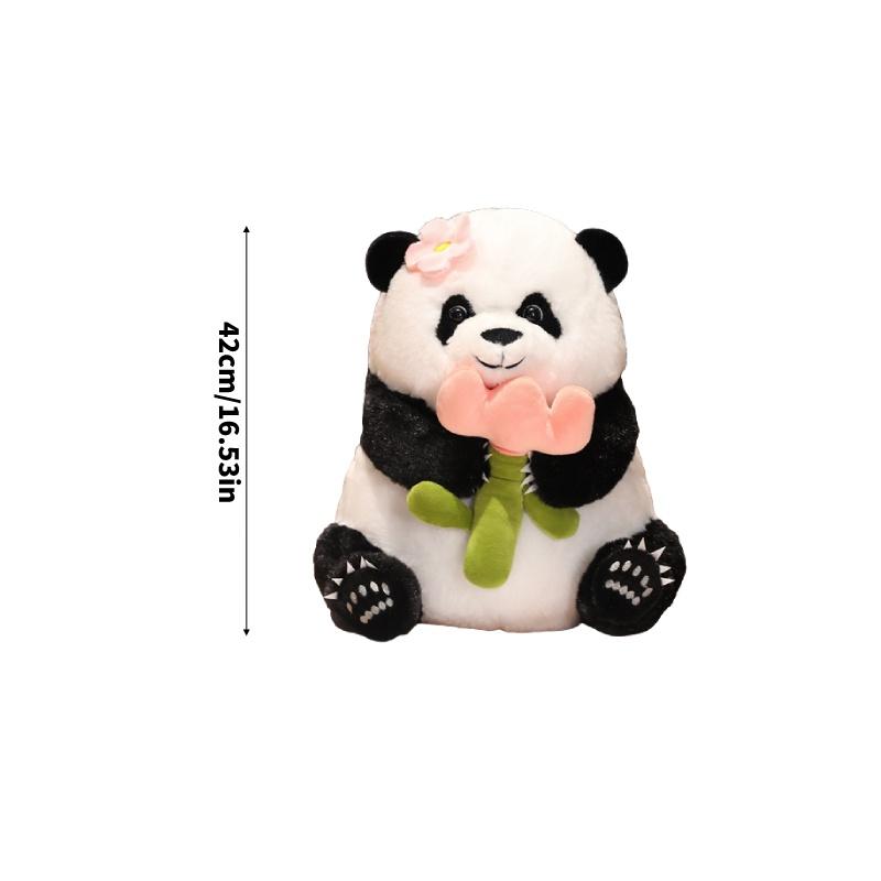 Adorable Panda Plush Toy Realistic And Soft Stuffed Animal For Kids And Adults Perfect Birthday Gift For Girlfriend