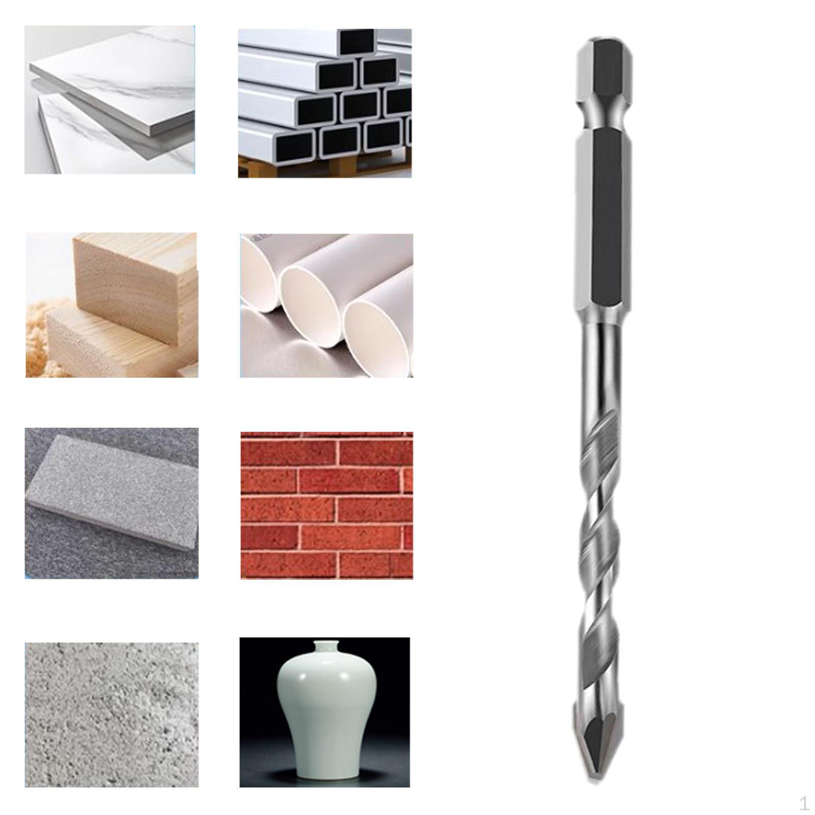 

Кривой кончик эксцентрикового сверла из легированной стали с шестигранным хвостовиком для цемента silver 8mm