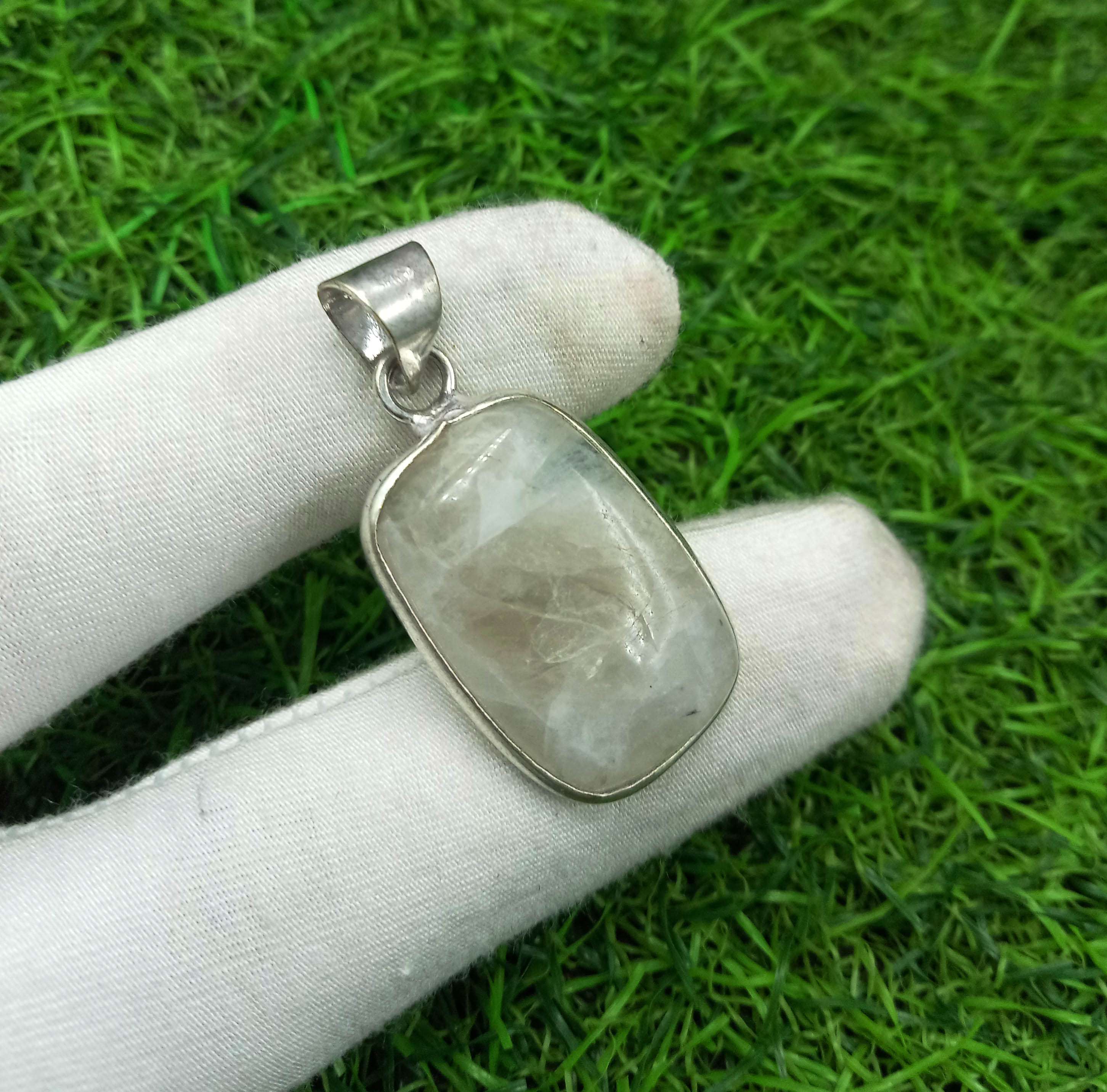 

Кулон с лунным камнем из стерлингового серебра 925 пробы DEP-536