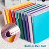 PU Soft Cover Square Notebook Candy Colors Notepad Book Thick Notebook  Office Students Supplies