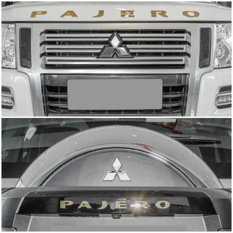 1Pc Car Front Hood Emblem For Mitsubishi Outlander Lancer 9 10 Pajero L200 EX ASX Creative Rear Boot Trunk Logo Auto Accessories