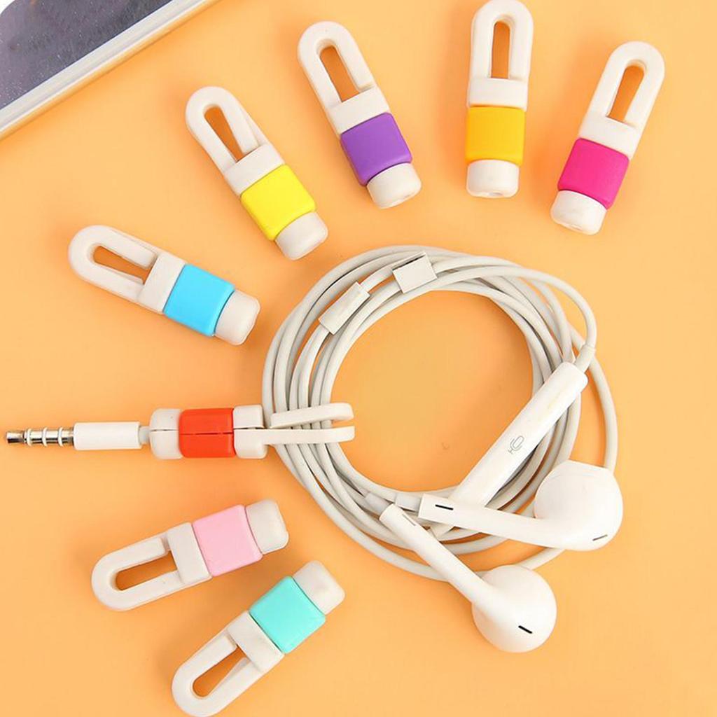 Charging Cable Protector Data Cable Protector for Phone Cute Design Smartphon Wire Management Solution for Travel Business Trip