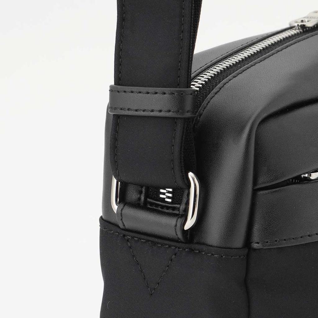 Isaac Block Muster Schultertasche 2004602 Schwarz (10)