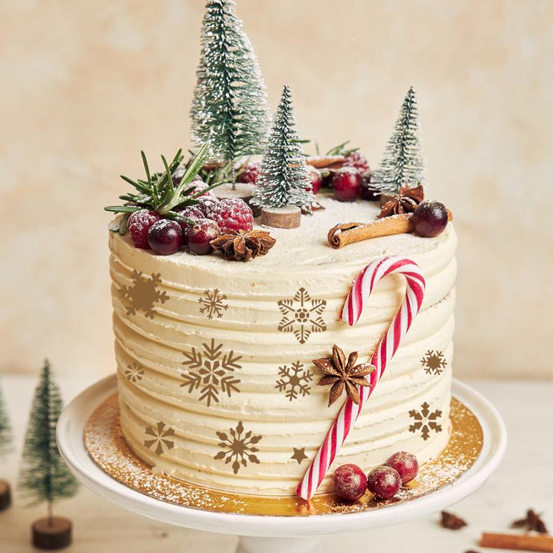 8 Stück/Set Weihnachts-Schablonen Wandmalerei Scrapbook Schablone Prägealbum Papierkarten Vorlagen DIY Geschenk Basteln Heimdekoration