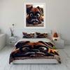 Cute Pug and Ant Bedding Set Bedding Duvet Cover Set Duvet Cover Pillowcases (1 * Duvet Cover 2 * Pillowcases, without duvet insert)
