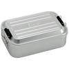 Skater Bento Box Aluminum Men 850ml Large Capacity Fluffy Serving Lunch Silver AFT8B-A
