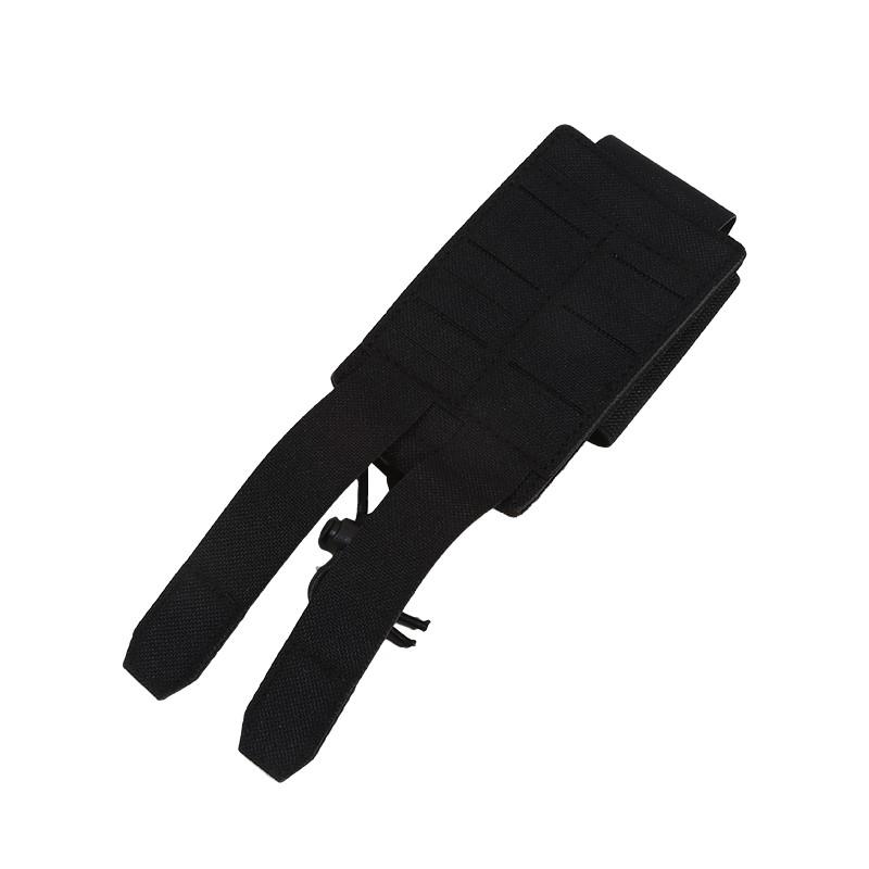 Nylon Tactical Radio Pouch MOLLE Walkie Talkie Holster Adjustable Drawstring For Hunting Outdoor Gear