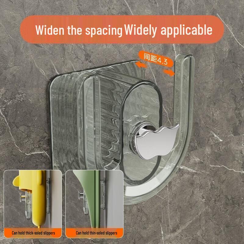 Punch-Free Bathroom Slipper Storage Rack