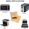 12 Pack Toaster Bags Nonstick Reble Easy to Clean for Grilled Cheese Sandwiches Toast Bread Snacks (12)