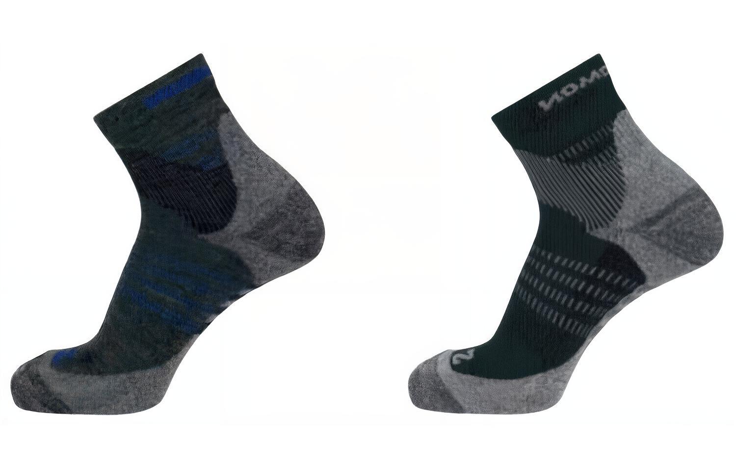 SALOMON Crew Socks Unisex 2 Pack Black LC2082900 S