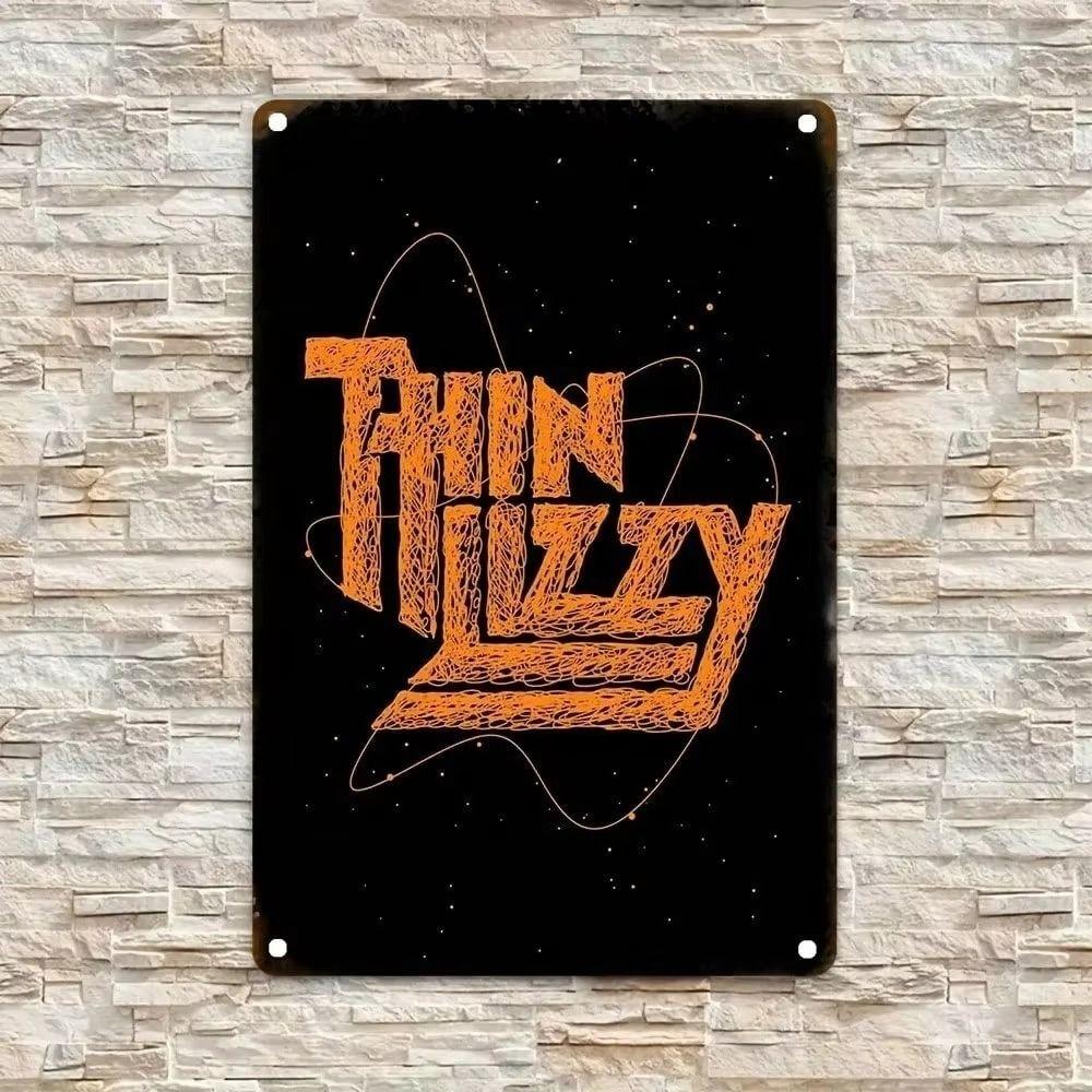 Tin Art Metal Wall Decor 20x30cm Handmade Home Ornament