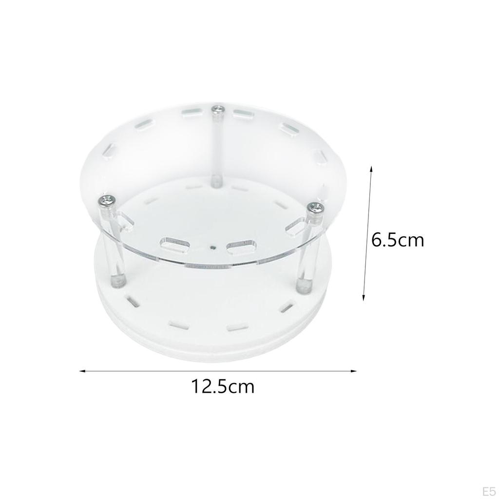 12 Slots Tweezers Shelf Holder, Acrylic Eyelash Extension Tools Storage Holder for Nail Salon,
