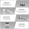 8cc Fluid Gear Oil Pump with 3/8" 8mm 10mm Adapters for Standard Quart Bottles Fit Universal Lower Unit Mariner Outboards Motors