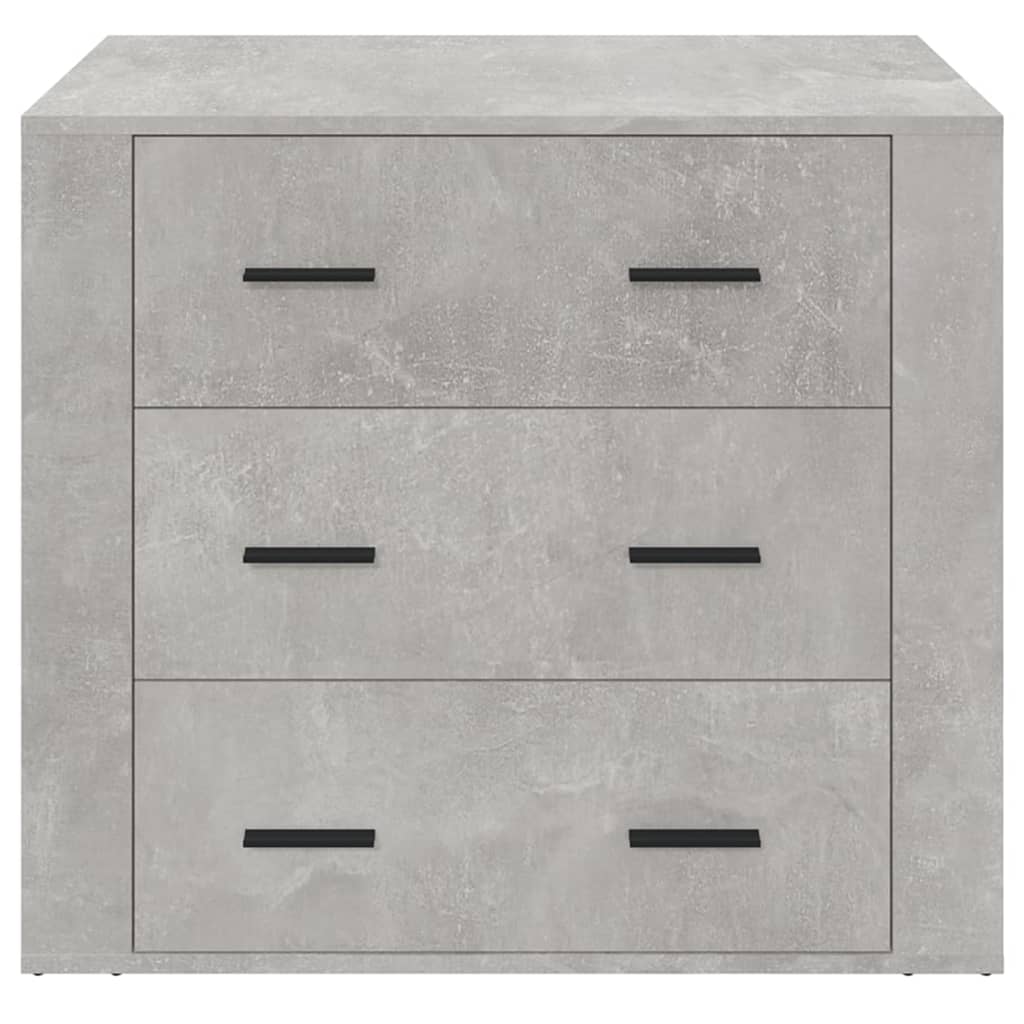 Vidaxl Cabinet, Concrete Grey, 80X33X70 Cm, Wood-Based Material