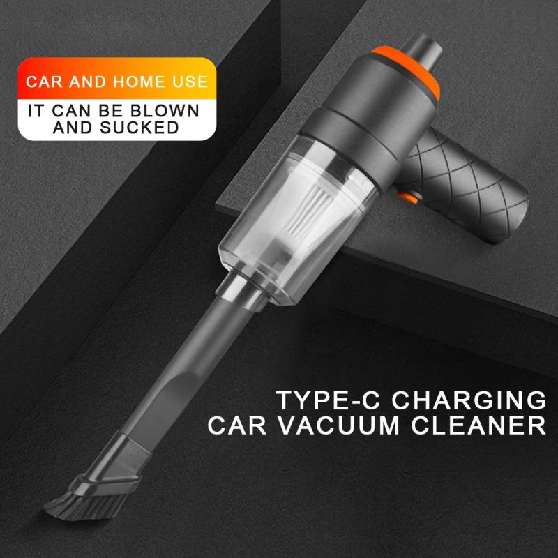 Handheld Cordless Car Vacuum Cleaner Strong Suction Long Battery Life Multiple Nozzles For Car And Home Cleaning