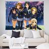 LightOn Girls background cloth twodimensional girl bedroom dormitory decoration homestay bedside atmosphere anime tapestry