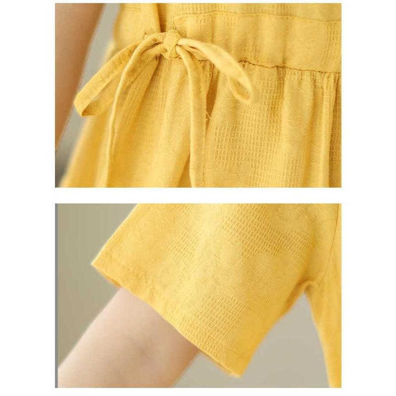 Rochie de vară Jacquard Fusta MIDI cu mâneci scurte