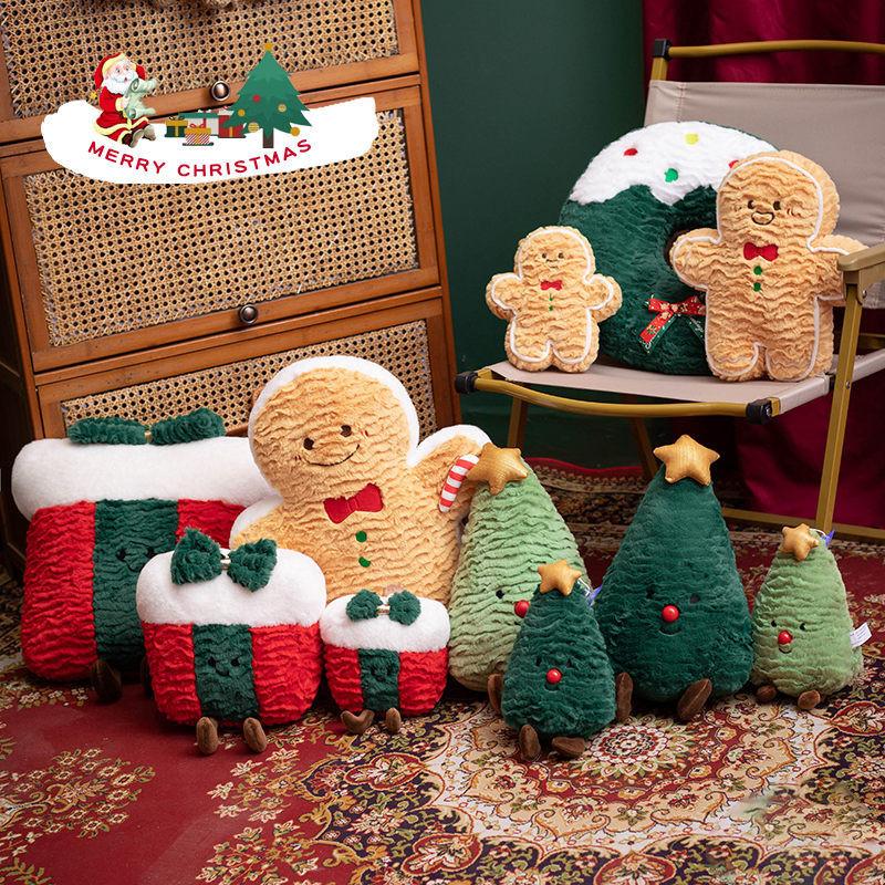 Christmas Creative Cartoon Tree Stuffed Toy Biscuit Man Children Gift Holiday