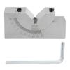 Silver Angle V Block Engraved Scale Micro Adjustable Angle Gauge D Adjustable Angle Gauge