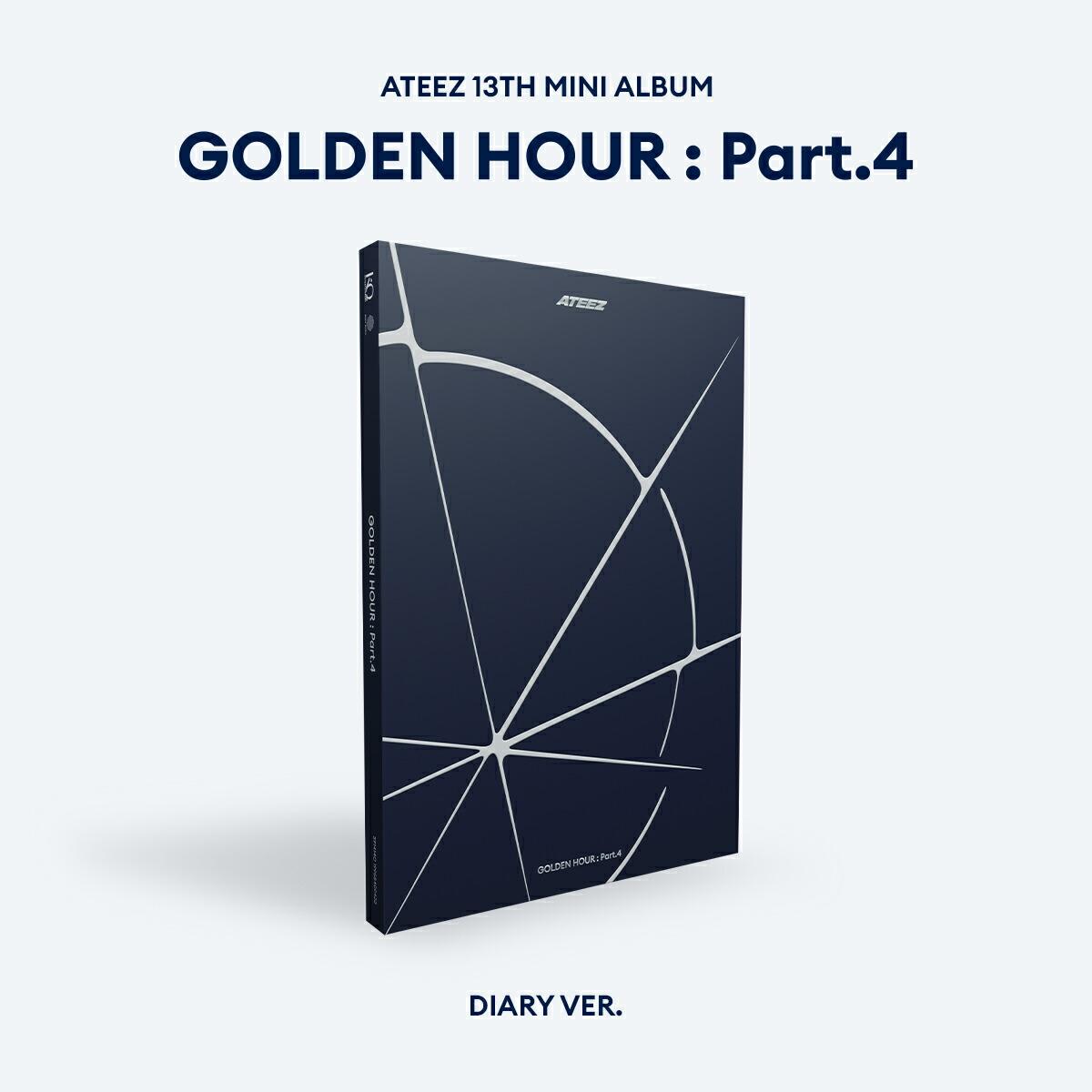 

ПОПЕРЕДНЄ ЗАМОВЛЕННЯ 13-го МІНІ-АЛЬБОМУ ATEEZ GOLDEN HOUR : Частина 4 CD ЗАПЕЧАТАНИЙ POCA DIGIPPACK DIARY ver.