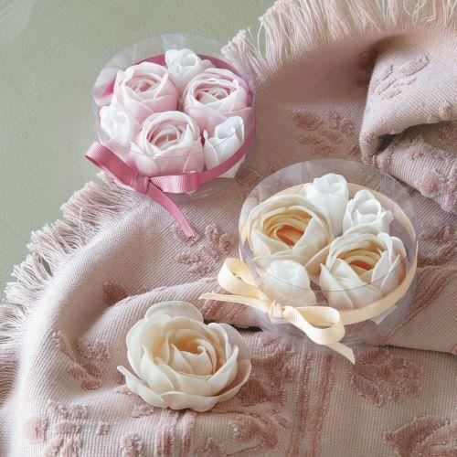 Savon - MATHILDE M. - Coffret 3 Camélias 3 Roses - Parfum Rose - Mixte - Adulte