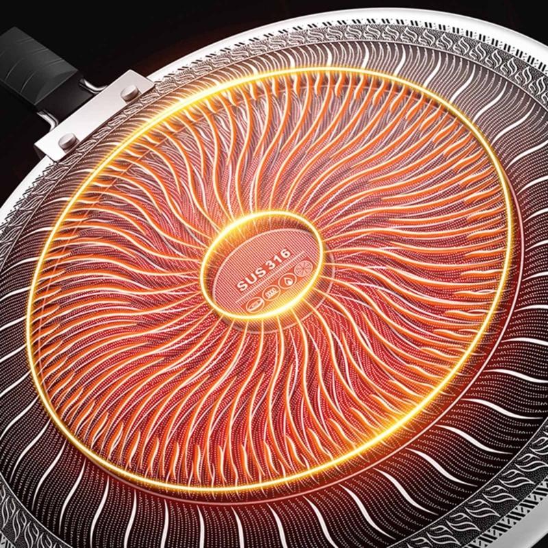 Round BBQ Griddle Pans with Handle NonStick Barbecues Plate Stainsless Steels Bakings Pans Outdoor Travel Campings Fryings Pans