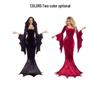 European & American Gothic Witch Vampire Halloween Masquerade Costume - Long Dress with Bat, Witch, Ghost, and Bride Themes for Performance