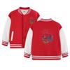 Boys' 2026 Autumn/Winter Fleece Baseball Jacket - Versatile Trendy Top for Big Kids