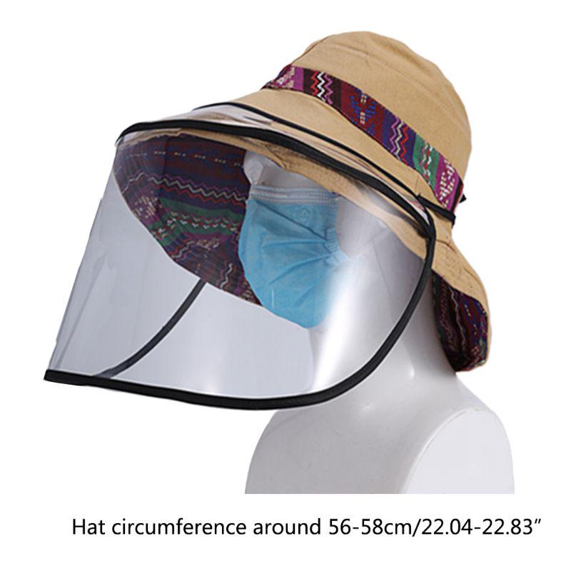 Women UV Protection Sun Hat Clear Face 