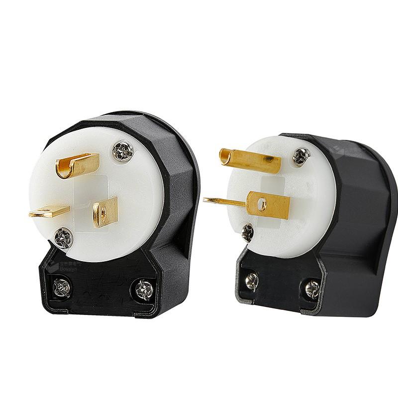 20A 125V US NEMA 5-20 90° Industrial Plug (UL Certified)
