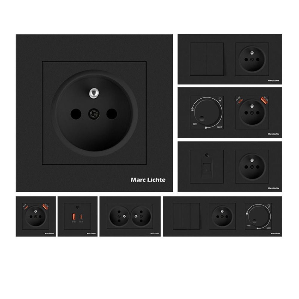 1Pcs 220V 16A 250V Modular Sockets And Switches  for Free Combination Electrical Outlet Module