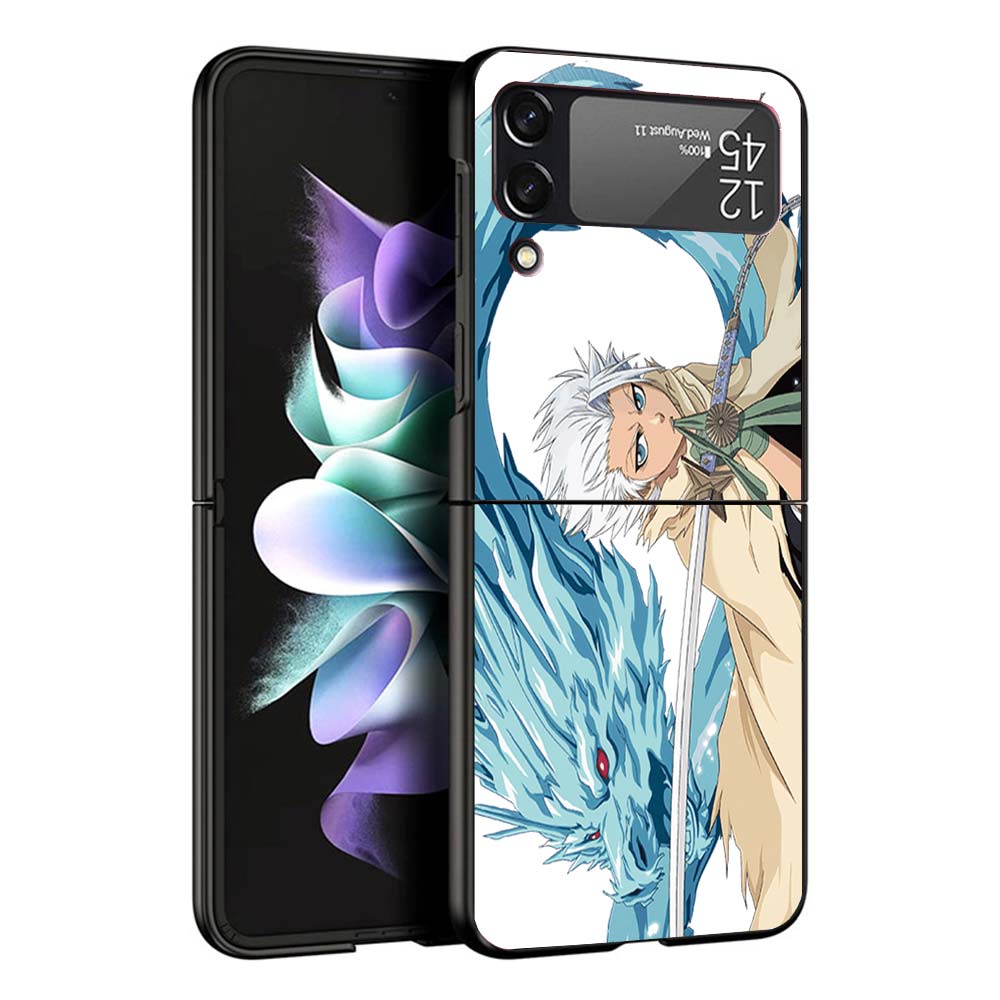 Bleach Hitsugaya Toushirou Phone Case For Samsung Galaxy Z Flip7 Flip6 5G Flip5 Flip4 Flip3 ZFlip 7 6 3 4 5 Shockproof Back Cove
