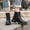 Neue Martin Stiefel Damen Britischer Stil Sommer dünn atmungsaktiv vielseitige Plateau Lokomotiv Kurzstiefel Frühling und Herbst Einzelstiefel