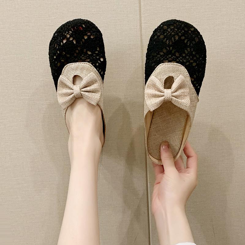 New Style of Baotou Half-slipper Women's Shoes Versatile for Lazy People Fisherman's Cool Slippers