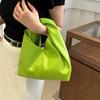 Large Capacity Women's Handbag Solid Color Tote Bag Durable Pleated Cloud Bag  Outdoor