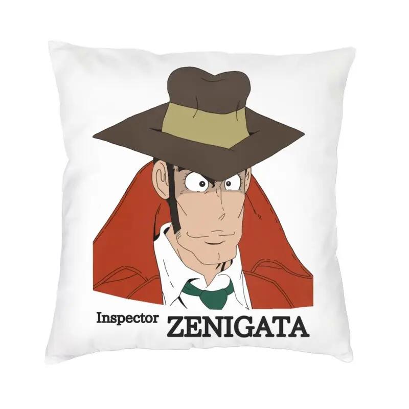 Lupin The Third Cushion Cover Print Fujiko Mine Arsene Lupin III Throw Pillow Case for Sofa Car Seat Pillowcase Home Decoration