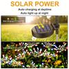 Solar Powered Fireworks Light Warm White 100LED Outdoor Garden Decoration Suitable for Garden Balcony Terrace Decoration Courtyard Path