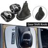 For Benz C-Class 2005 01-2007 02 W203 C 230 Gearshift Lever Knob Stick Shifter Manual Leather Gaitor Boot Cover Car Styling