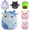 Fox Cow Soft Animal Stuffed Toy Cushion With Multiple Colors For Kids Room Decor
