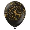 Latex Balloons Space Nebula, Cosmos, Black, 30 Cm, 25 Pcs.
