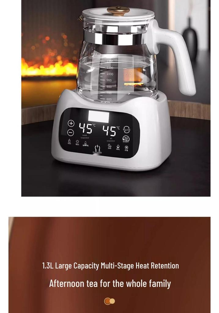 Multi-Functional Electric Kettle & Baby Formula Maker - Constant Temperature Tea Brewer & Health Pot.