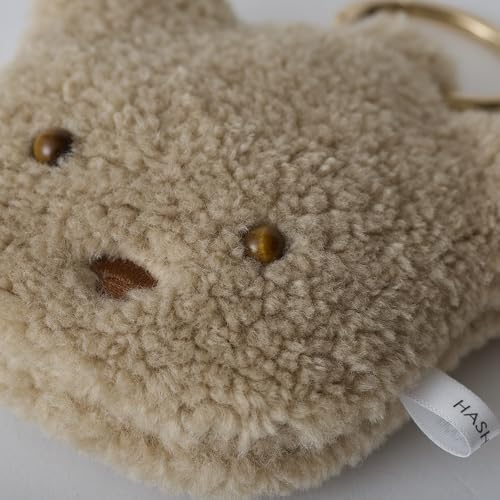 [HASHIBAMI] Plush Bear Charm Ha-2506-824 Gray Beige