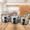 Beifu 304 Stainless Steel Seasoning Jar Set with High Rack