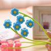 Flower Shape Facial Massage Roller Double Clips Portable Jaw Massager Shaped Face Roller for Skin Tightening and Sculpting