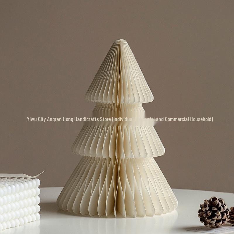 2025 Origami Christmas Tree Ornaments & Tabletop Decorations - Perfect for Holiday Scenes & Photography Props