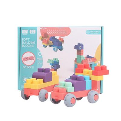 Bable Fury Infant Soft Pastel Soft Block Toy 50p Korean Childrens Toys