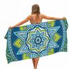Mandala Elefant Mikrofaser Pool Strandtuch Tragbar Schnell Schnelltrocknend Sand Outdoor Reise Schwimmdecke Dünne Yogamatte Damen Herren