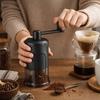 Clear Powder Container Small Coffee Mill Adjustable Grind Hand Crank Mill Kitchen Use