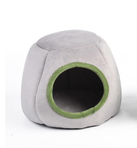 Hamster House Guinea Pig Cage Hamster Cotton House Small Animal Nest Winter Warm Pet Bed For Rodent/Guinea Pig/Rat/Hedgehog